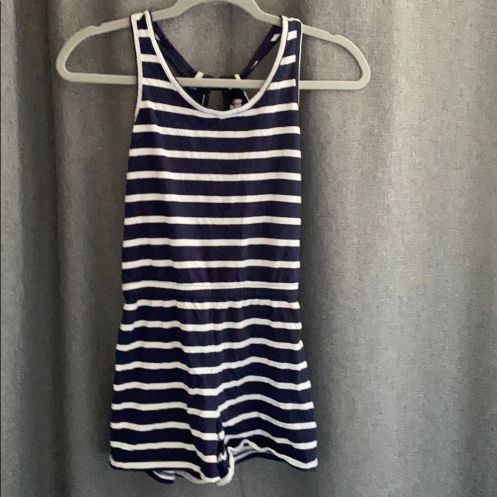 🦋Striped romper